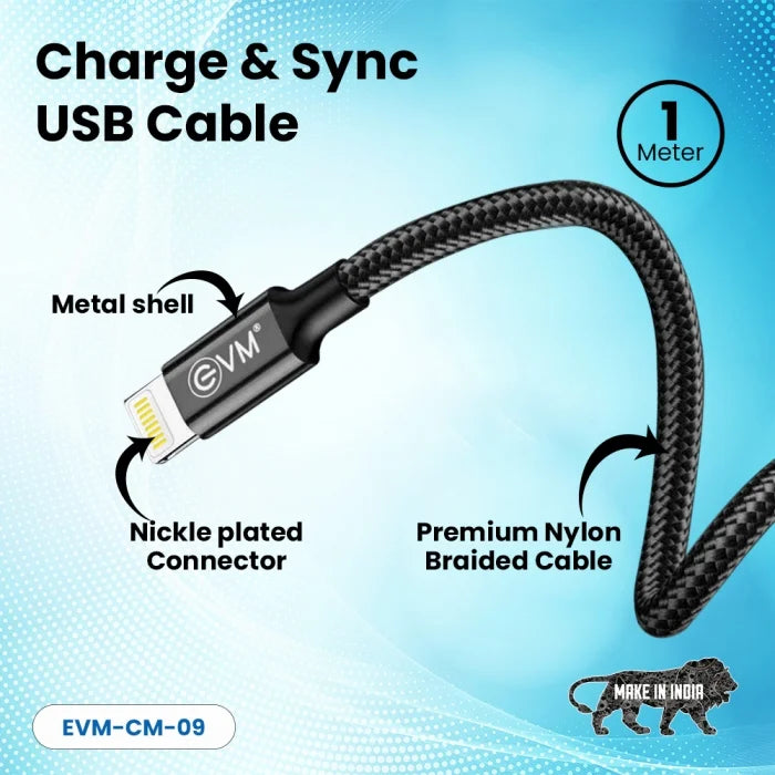 CABLE LIGHTNING DATA CABLE CM-09