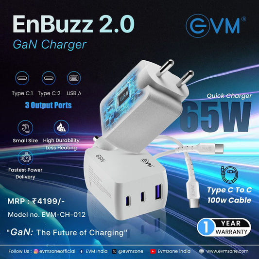 EnBuzz 2.0 GAN Charger EVM-CH-012